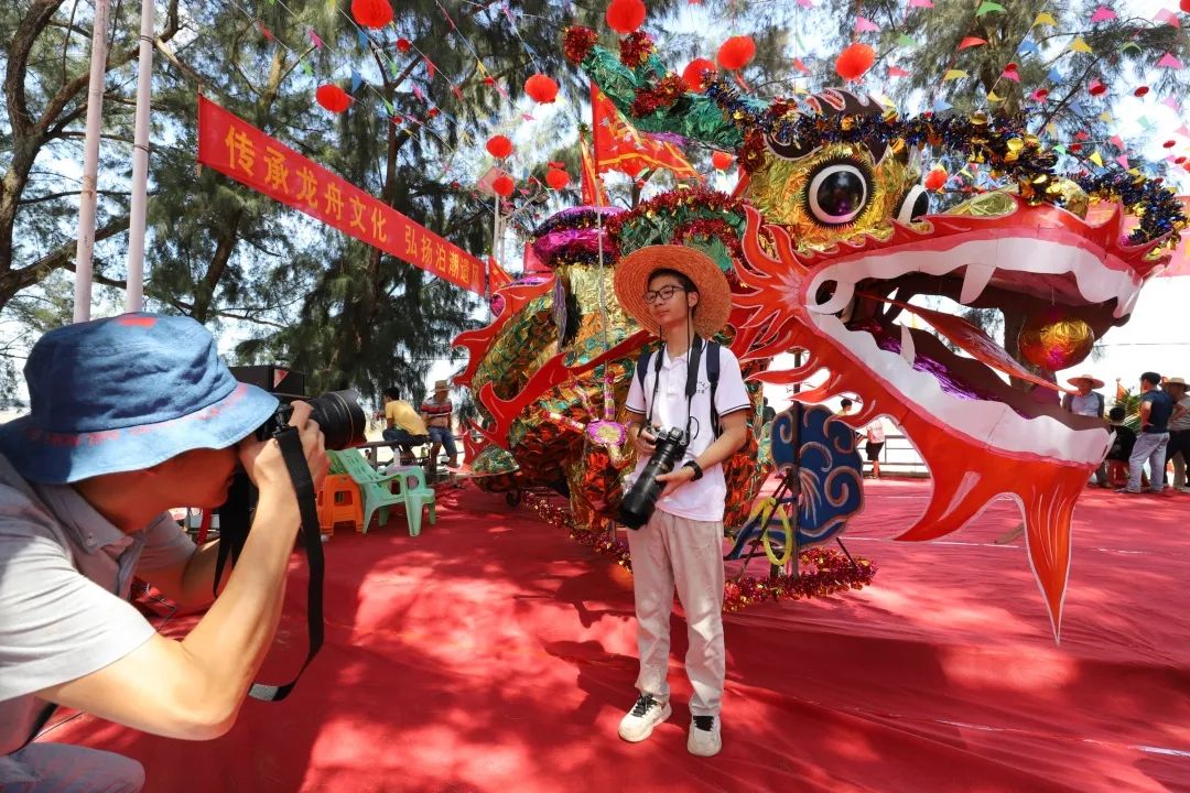 海南端午习俗|儋州“泊潮海龙舟”现场超燃