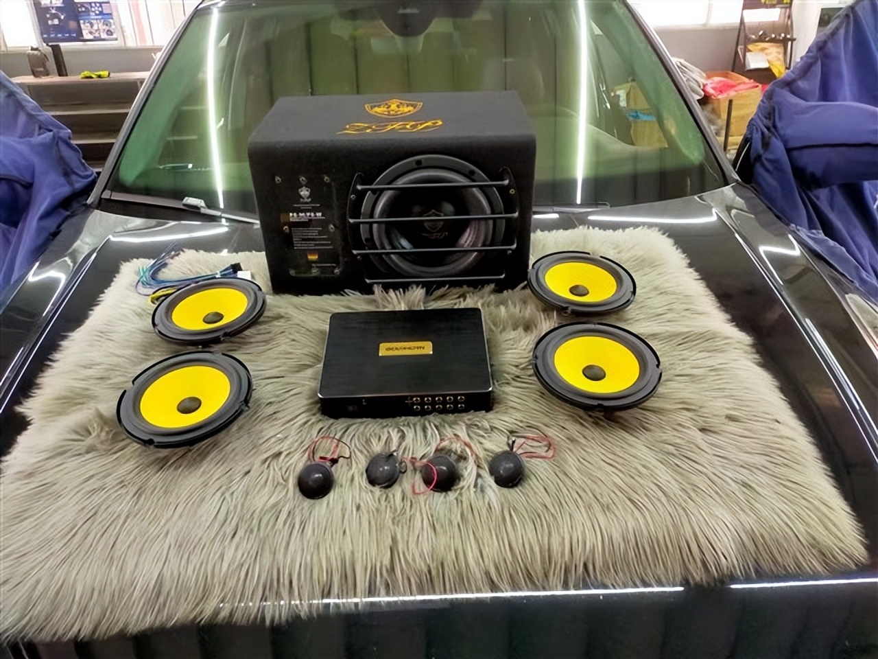 途观音响改装汕头,途观汽车音响喇叭