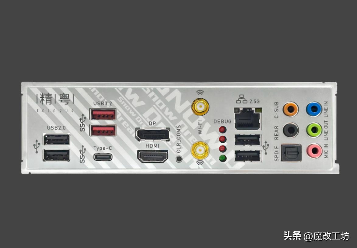 WIFIGO接口蓝牙！500元I9处理器配600元主板，16项供电TYPEC接口
