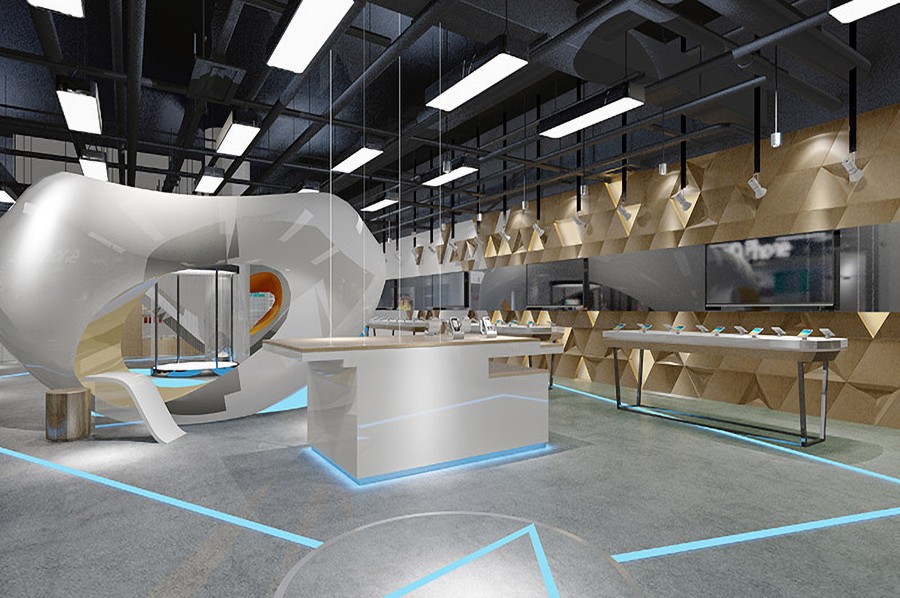 陕西企业展厅设计效果图,西安专业企业展厅设计方案