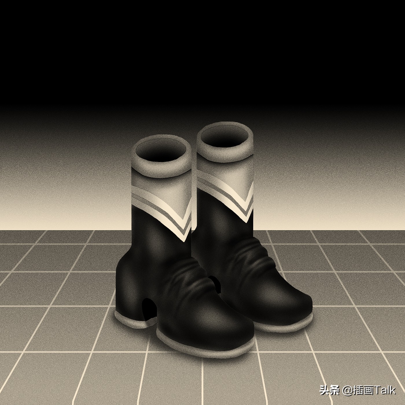 瑞士插画师DexterMaurer，微妙的和谐感