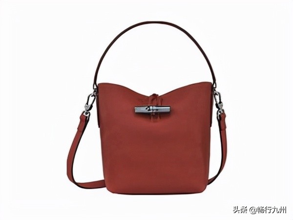 longchamproseau中号,longchamp水桶包加肩带