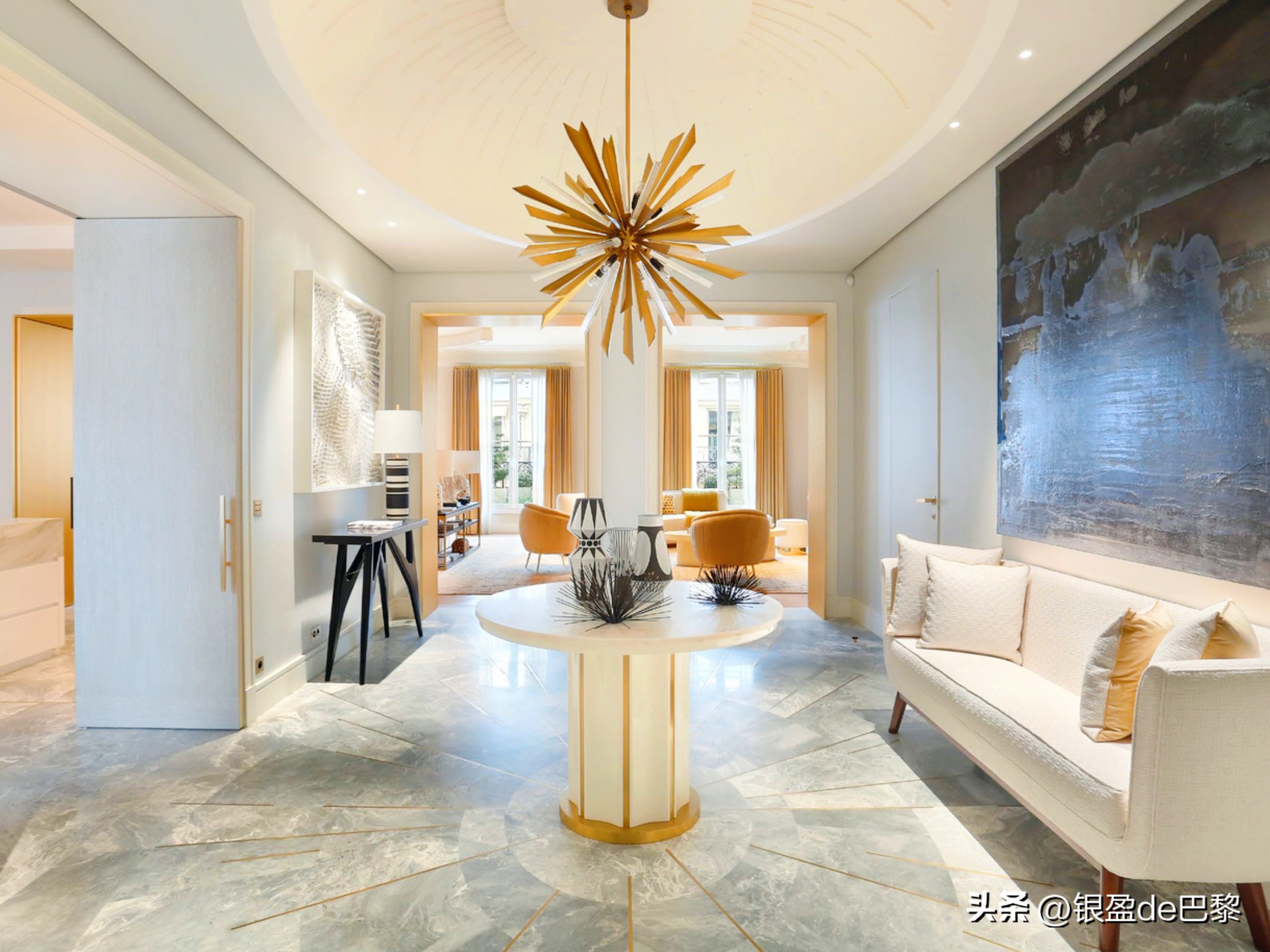 法国巴黎复式豪宅,巴黎顶级富人区豪华公寓