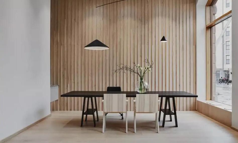 木元素的室内设计图,室内设计木作放样