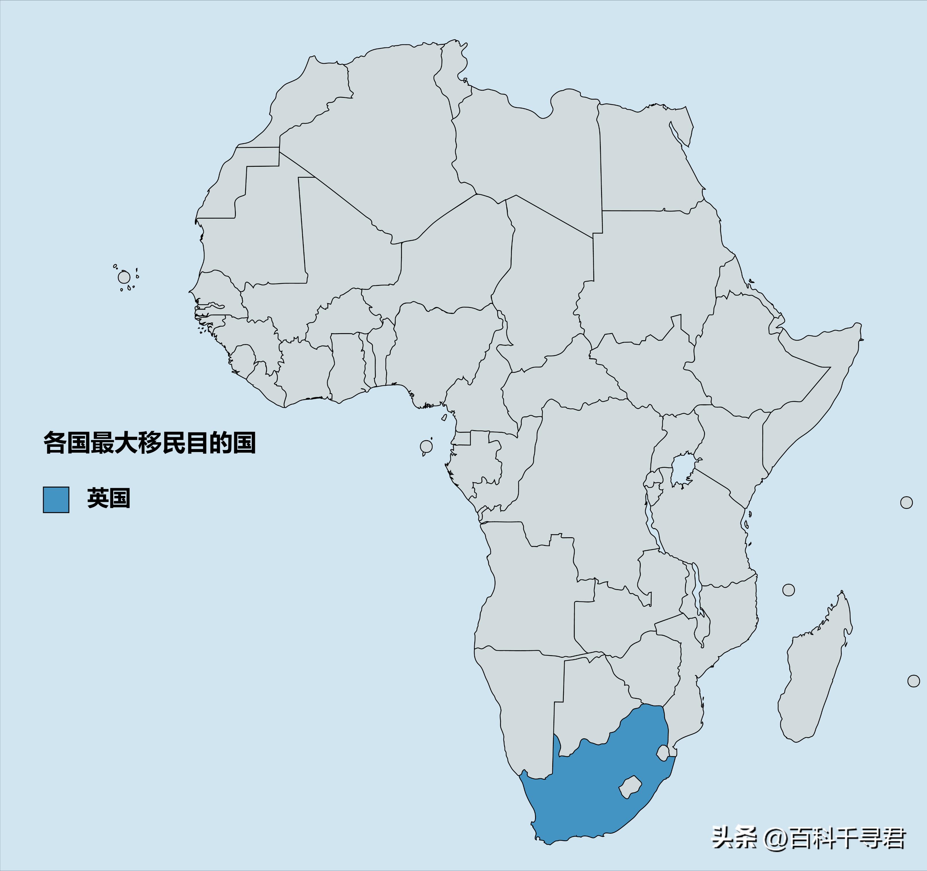 非洲各国人主要移居到哪国去？多达12个国家青睐法国