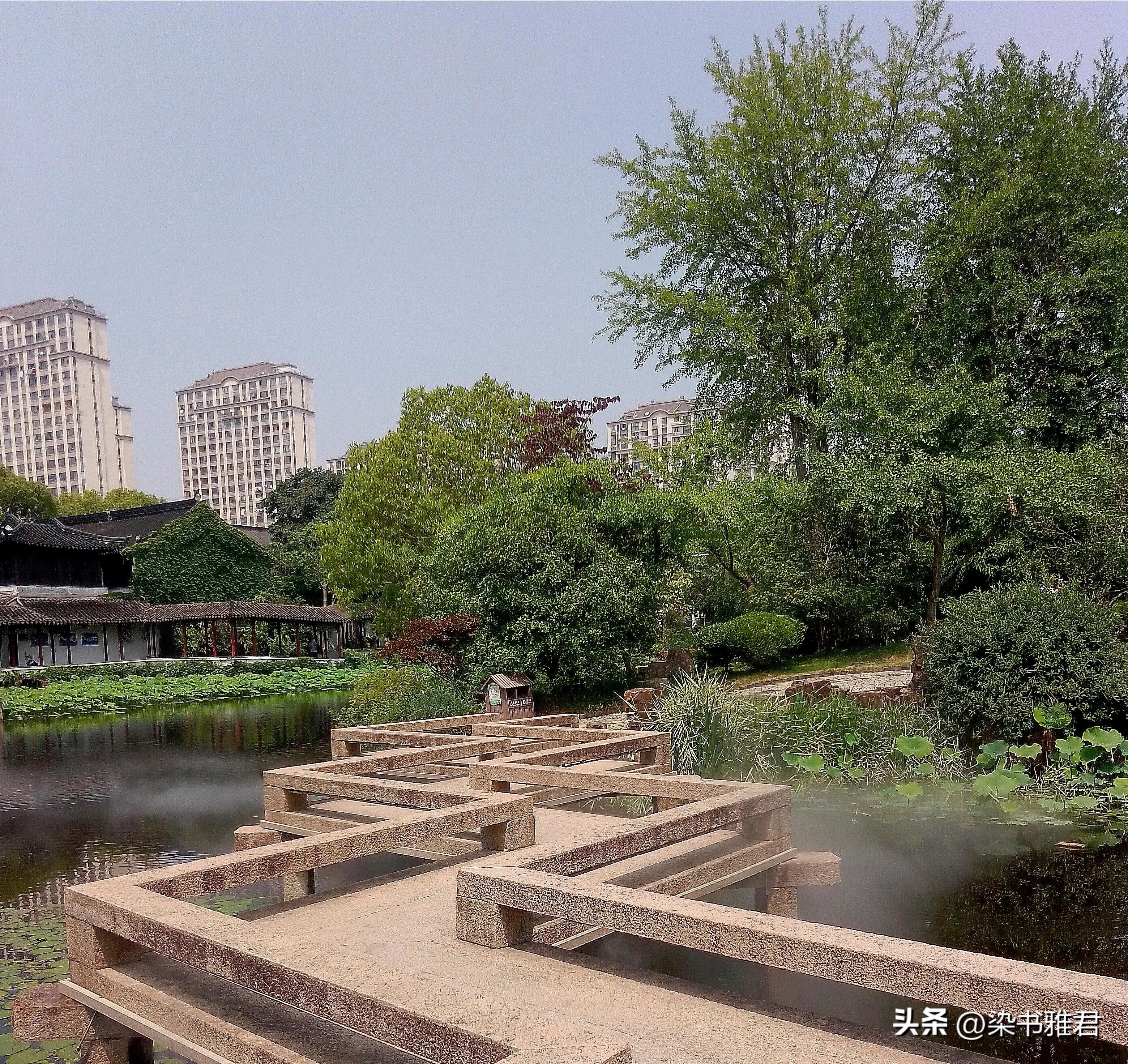 游太仓南园游览图,江南名园太仓南园