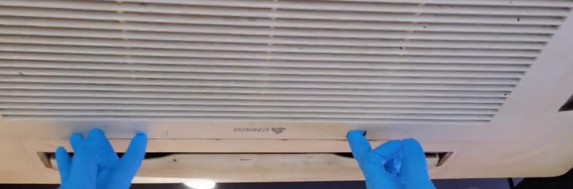 中央吸顶式空调如何拆卸查找漏水,吊顶式中央空调拆洗