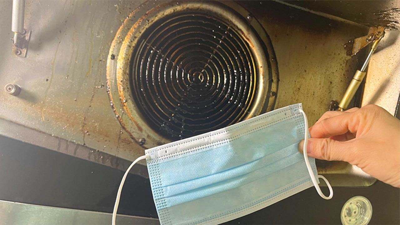 油烟机各种污渍清洗大全,口罩清洁油烟机