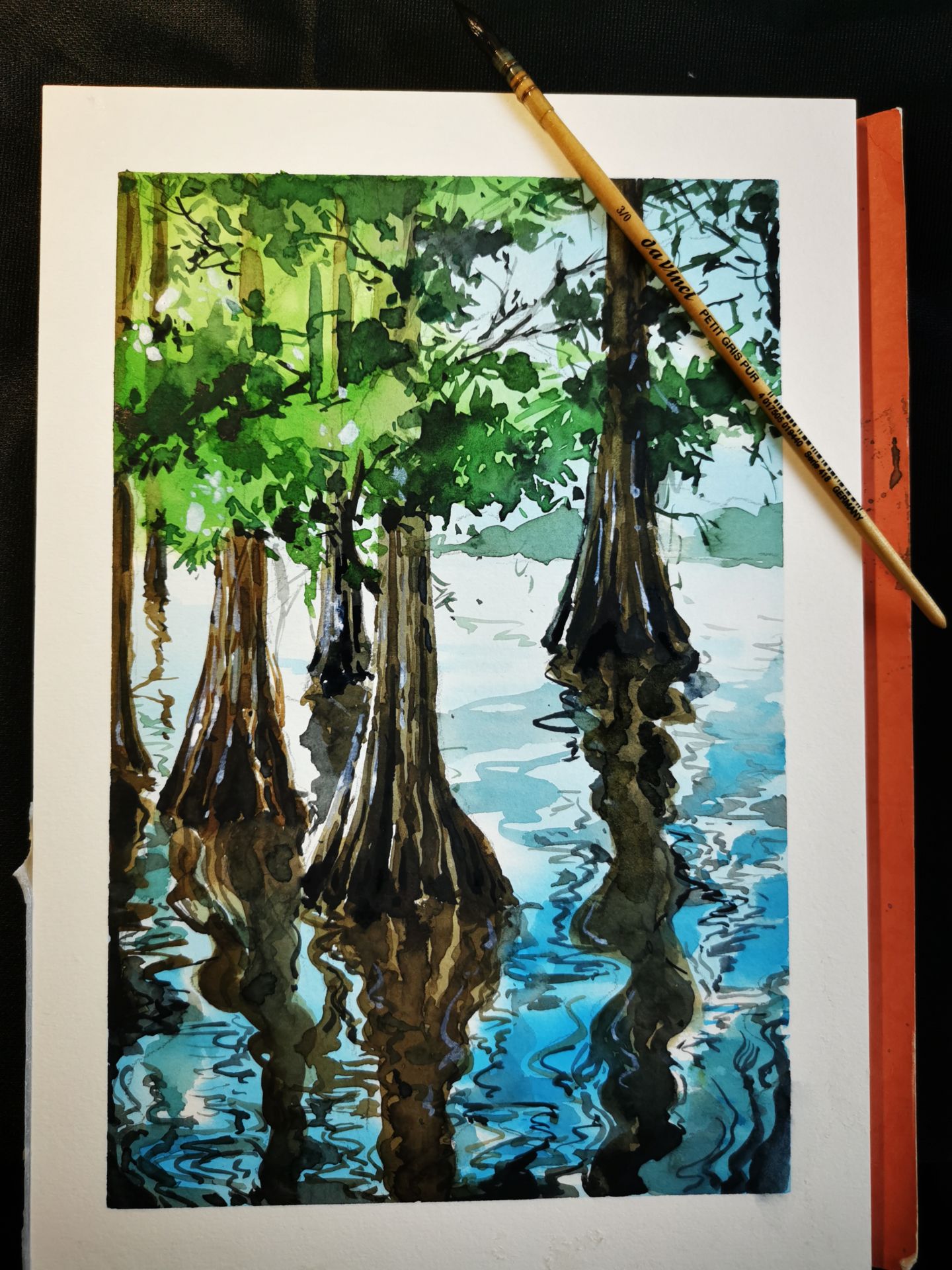 初学者水彩颜料24色水彩工具套装,水彩颜料36色固体水彩套装