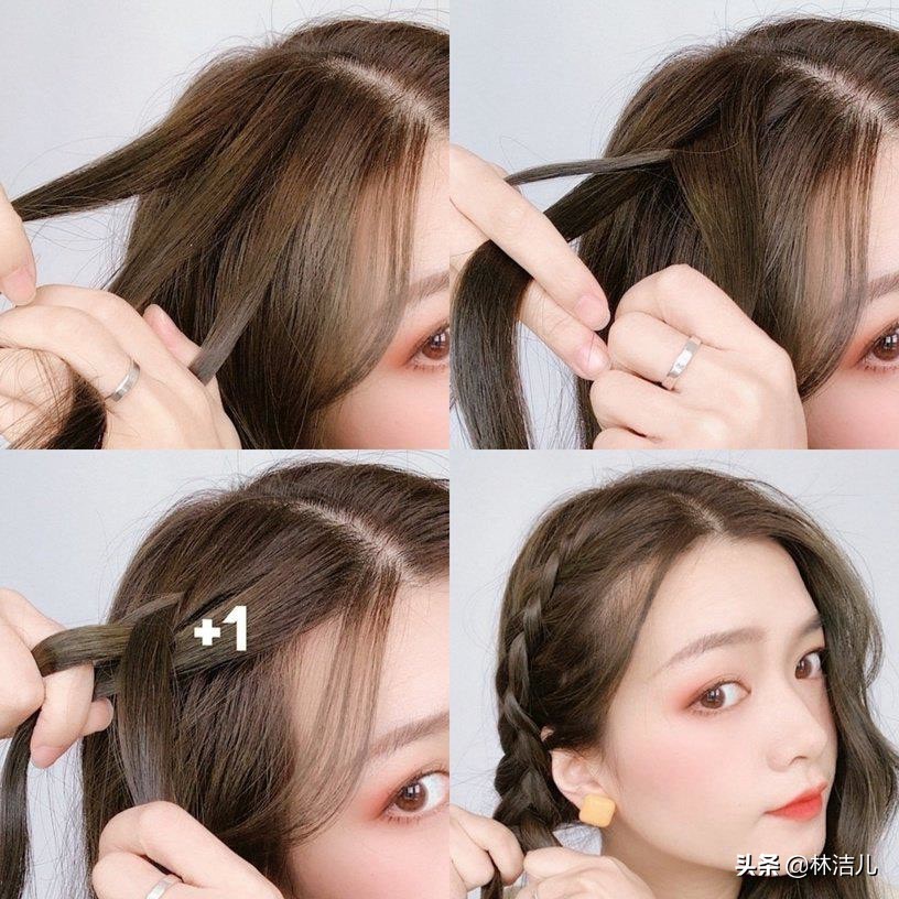 圆脸扎发赵丽颖同款,赵丽颖绑发带的发型图片