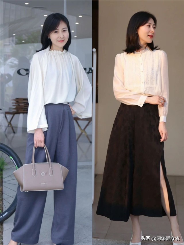 过了40岁的女人穿衣越简约越优雅,女人到了一定年龄穿衣要得体大方