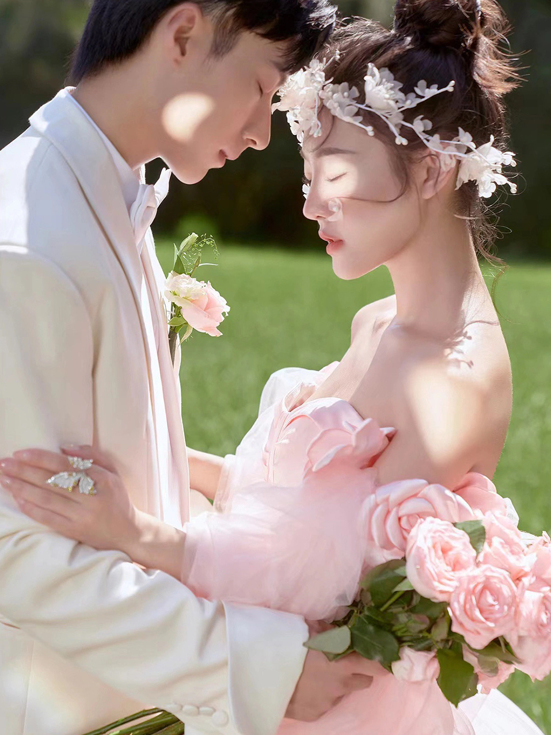 是心动呀公主粉婚纱照也太好看了吧！