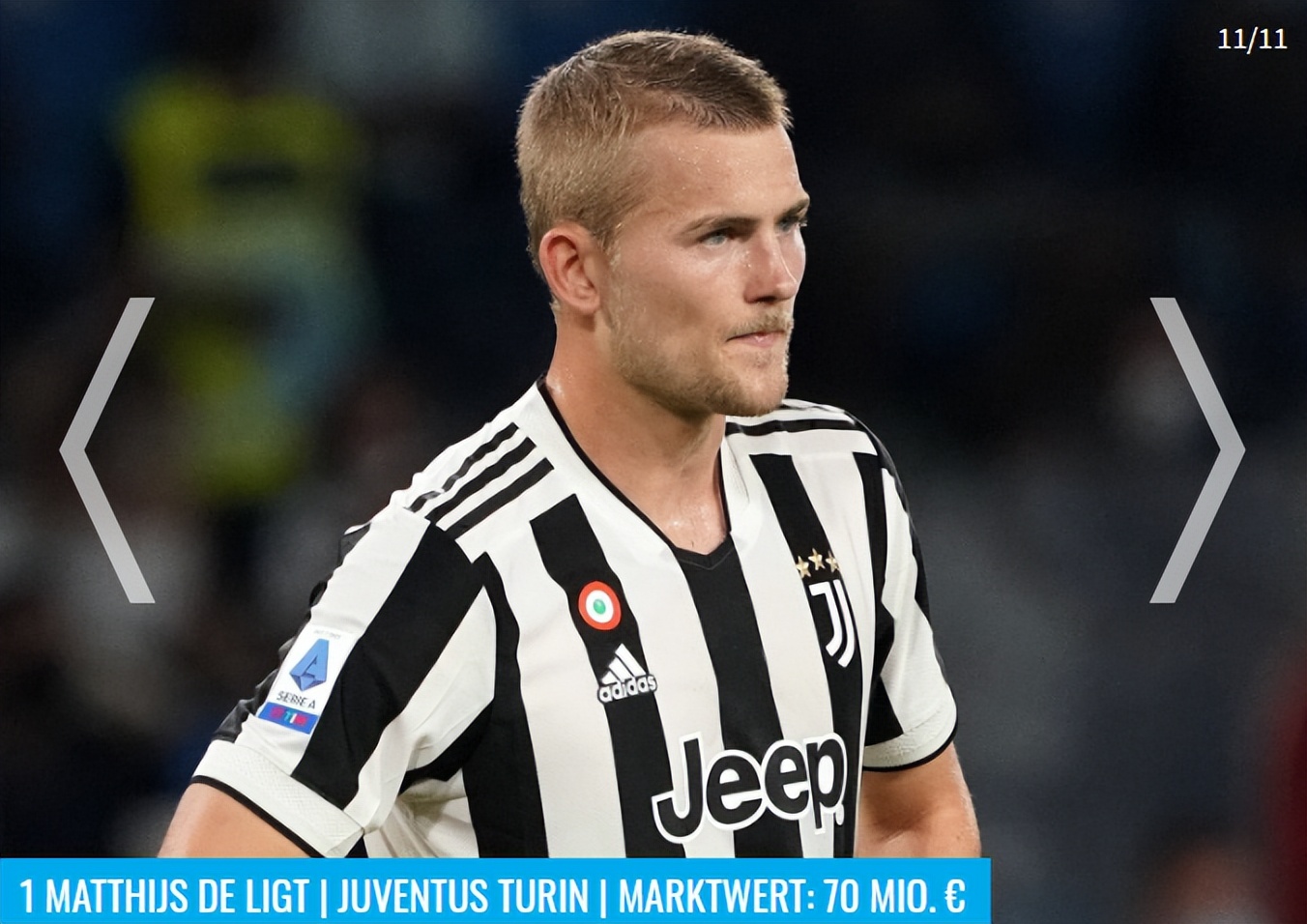 德转预测荷兰队首发,德转最新前场身价排名