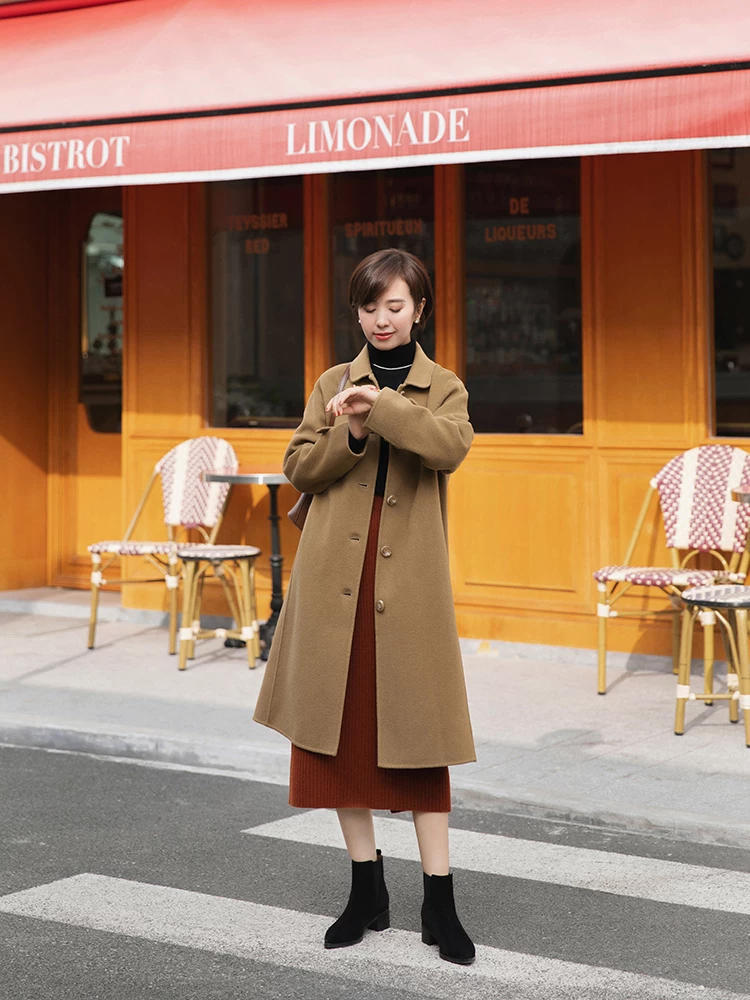 驼色大衣如何穿出时髦范,驼色大衣最洋气搭配