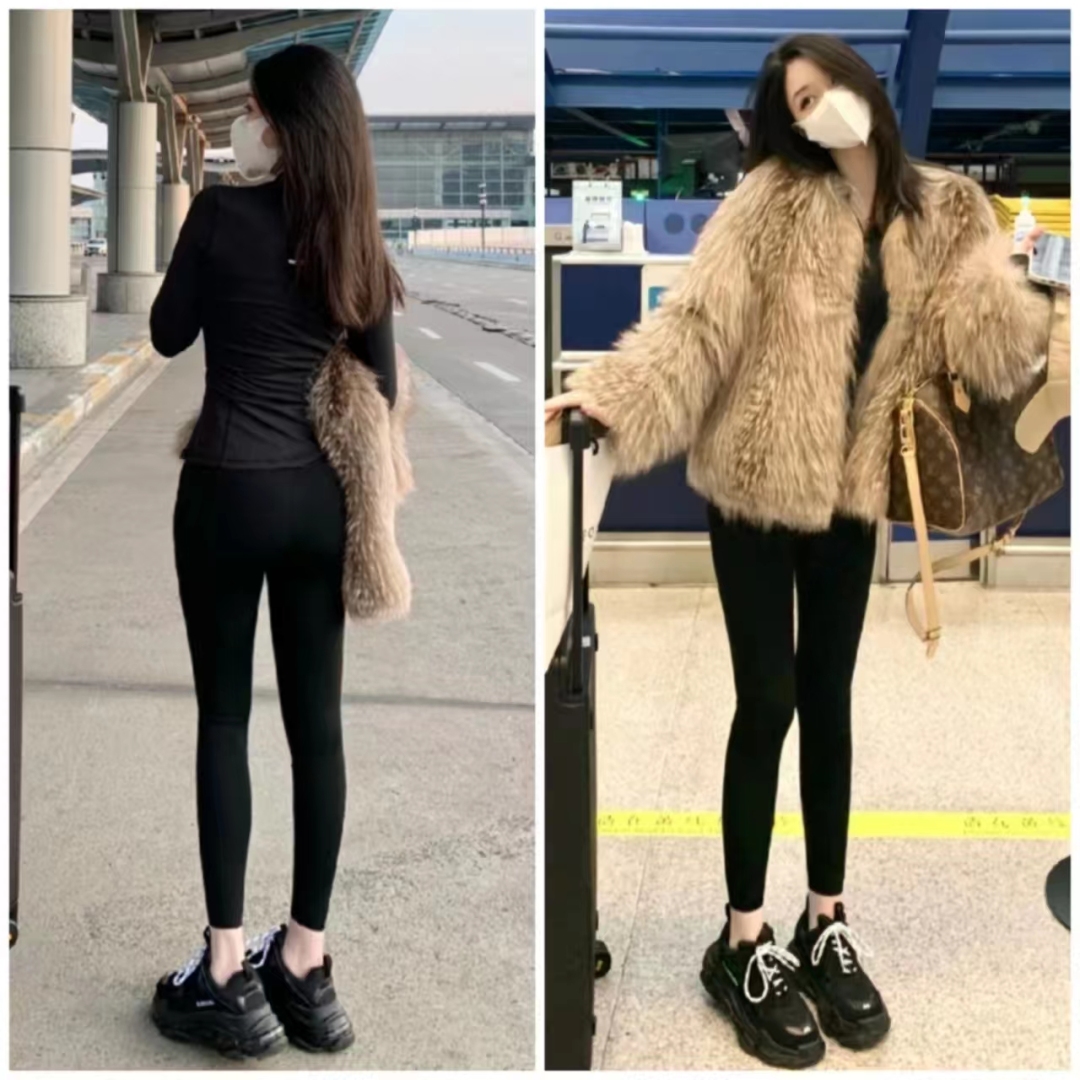 瑜伽裤穿出自然不做作风情,瑜伽裤穿出高级感