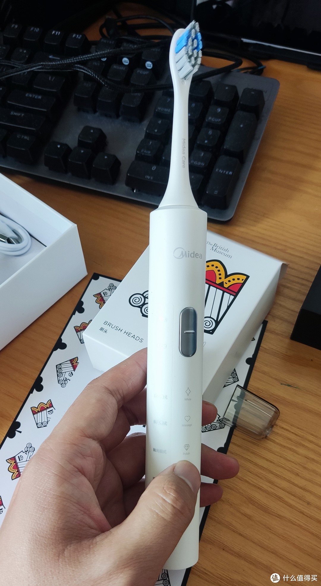 自购电动牙刷翻车拉~美的s1p电动牙刷开箱