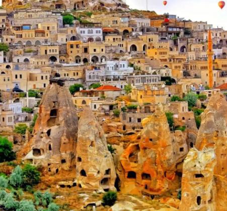 卡帕多奇亚地貌历史,卡帕多西亚地貌岩石类型