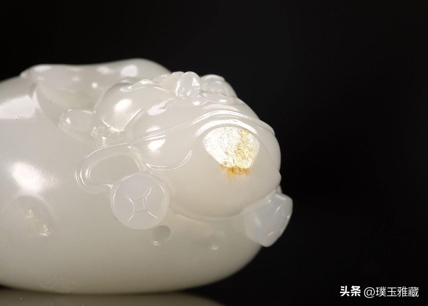 和田玉籽料青白玉财神把件价格,和田玉老料财神把件