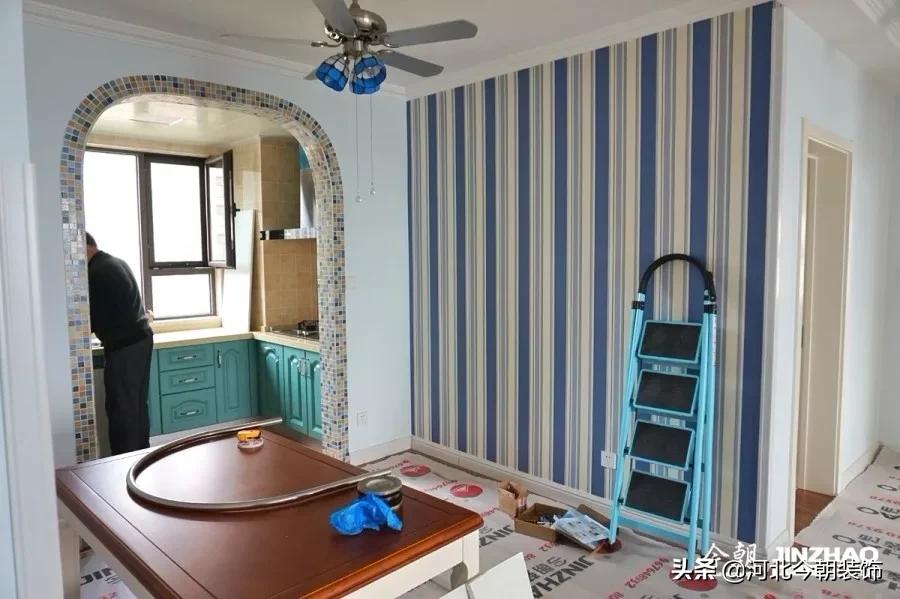 「完工实景」众美绿都110㎡地中海风格，100%还原效果图