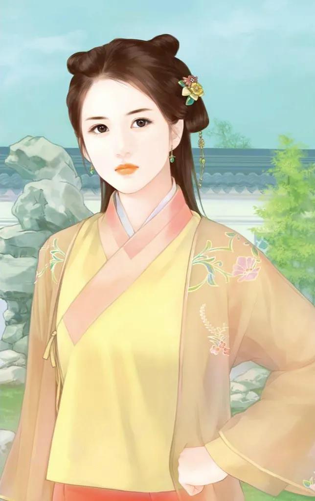 精美手绘手机壁纸古装演员,唐嫣古装高清壁纸