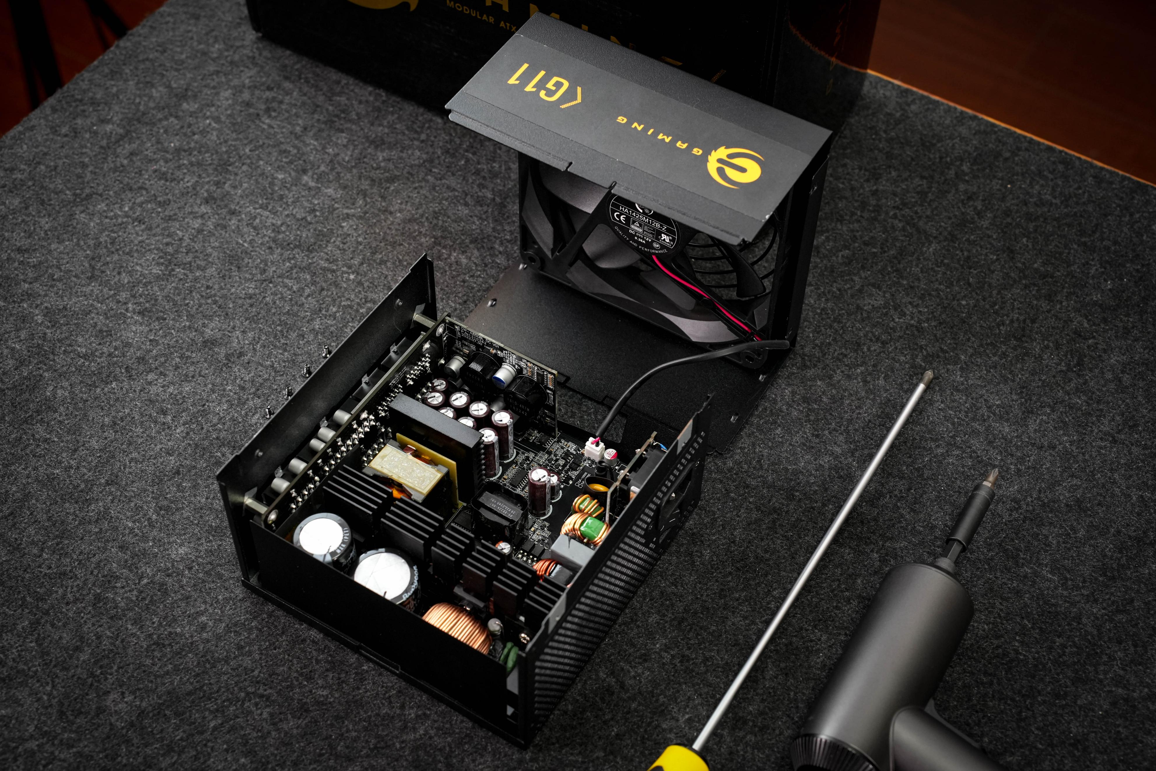 长城电源猎金f12拆解,长城猎金850w电源拆解评测视频