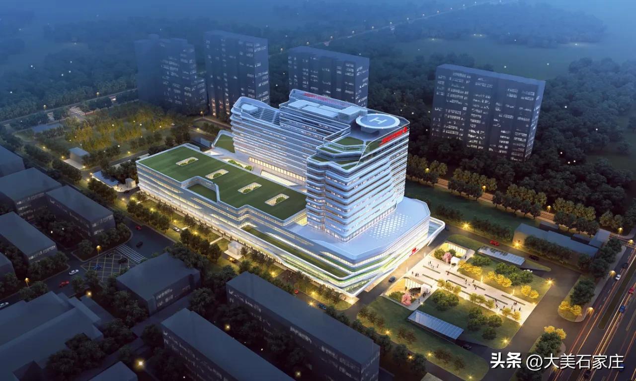 河北医科大学第四医院东院医疗综合楼项目航拍