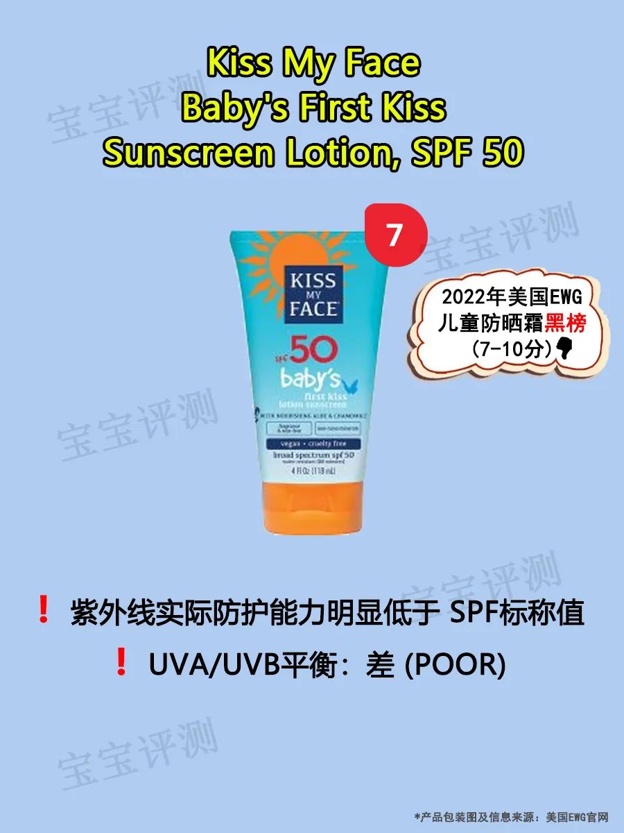 2021防晒霜儿童排名第一名,儿童防晒霜测评推荐spf50