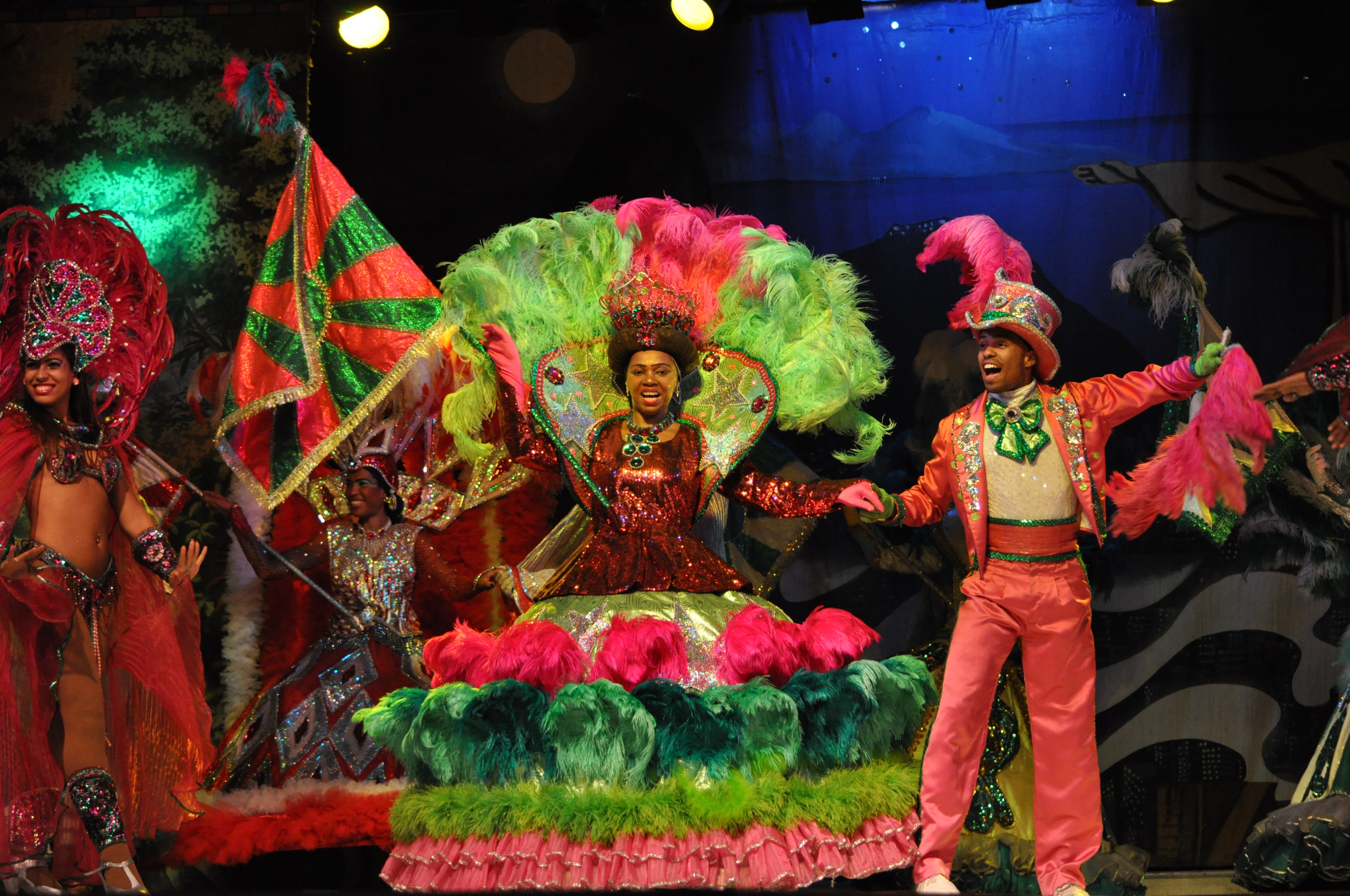 在里约,在巴西看桑巴舞