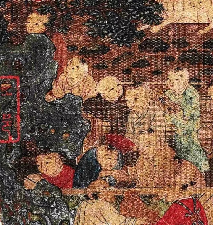 宋朝苏汉臣婴儿图,历史上的婴戏图