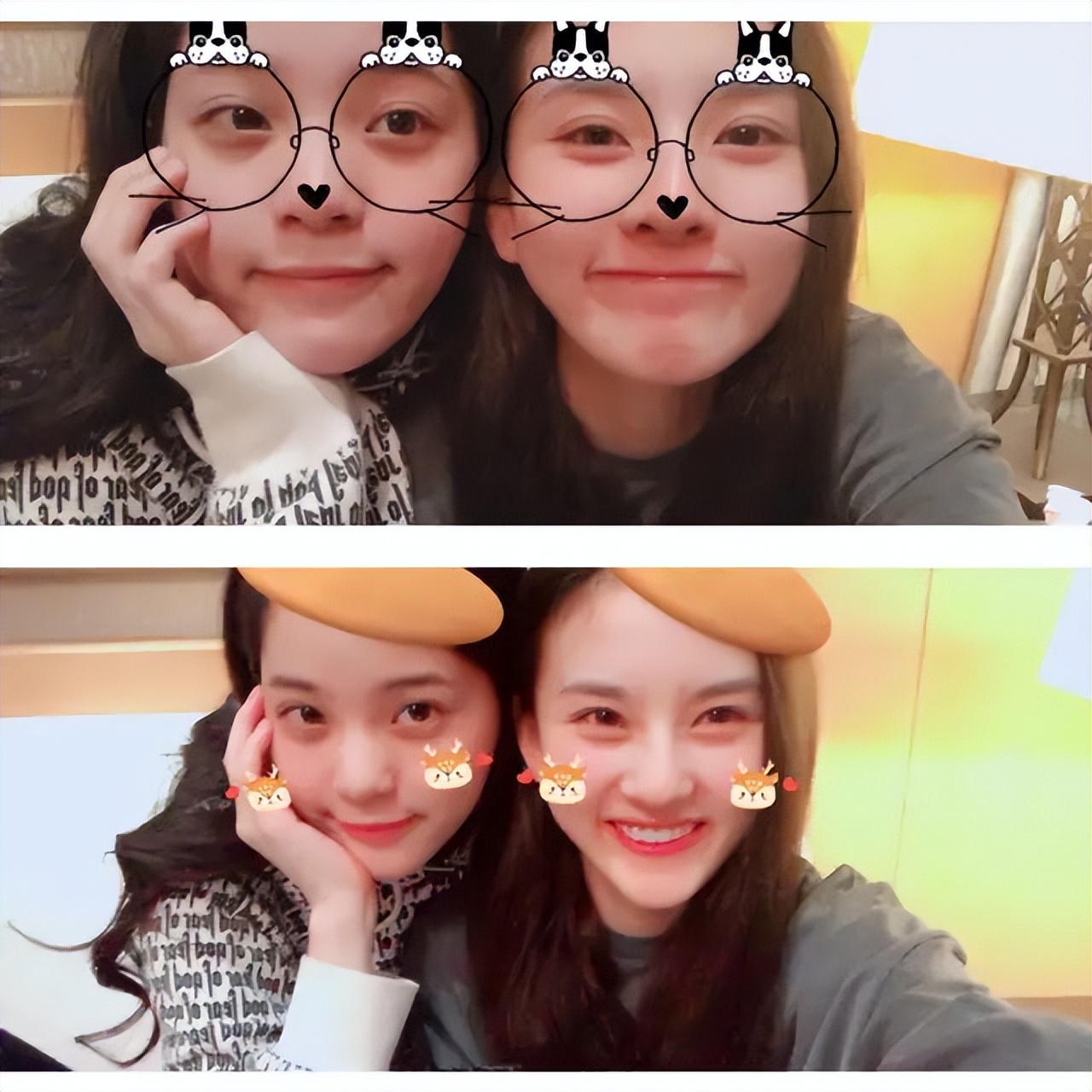 欧阳娜娜的好闺蜜,今天是任敏,昨天是张子枫,前天是宋祖儿