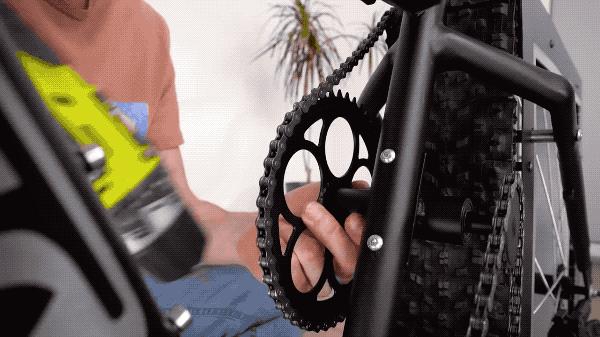 自行车轮胎改装全过程,史上最牛自行车轮胎