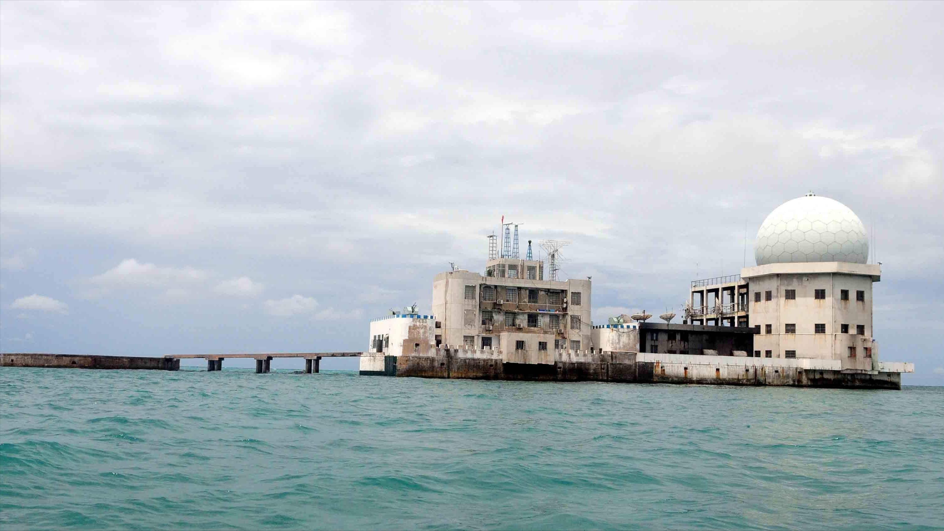 南海美济岛未来想象图,南海明珠岛美济礁