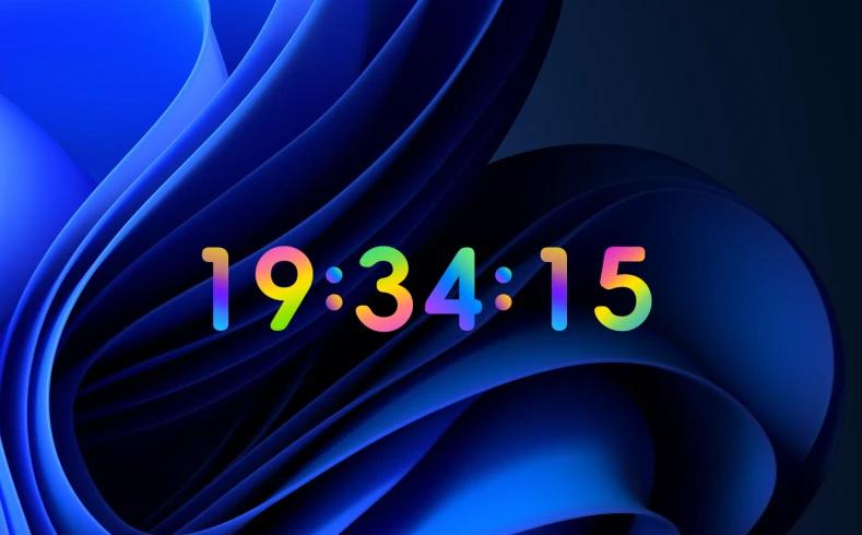 怎样弄好看的桌面,精致极简桌面时钟