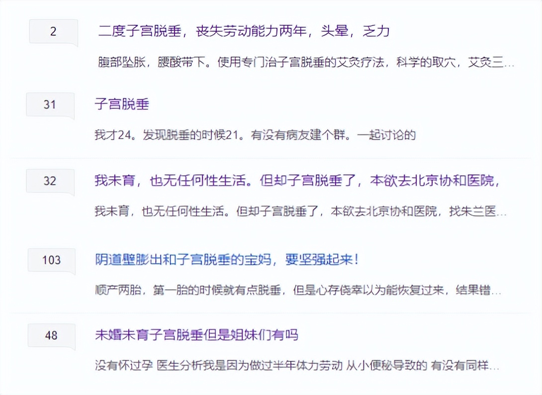 “医生，我觉得有东西从阴道掉下来……”