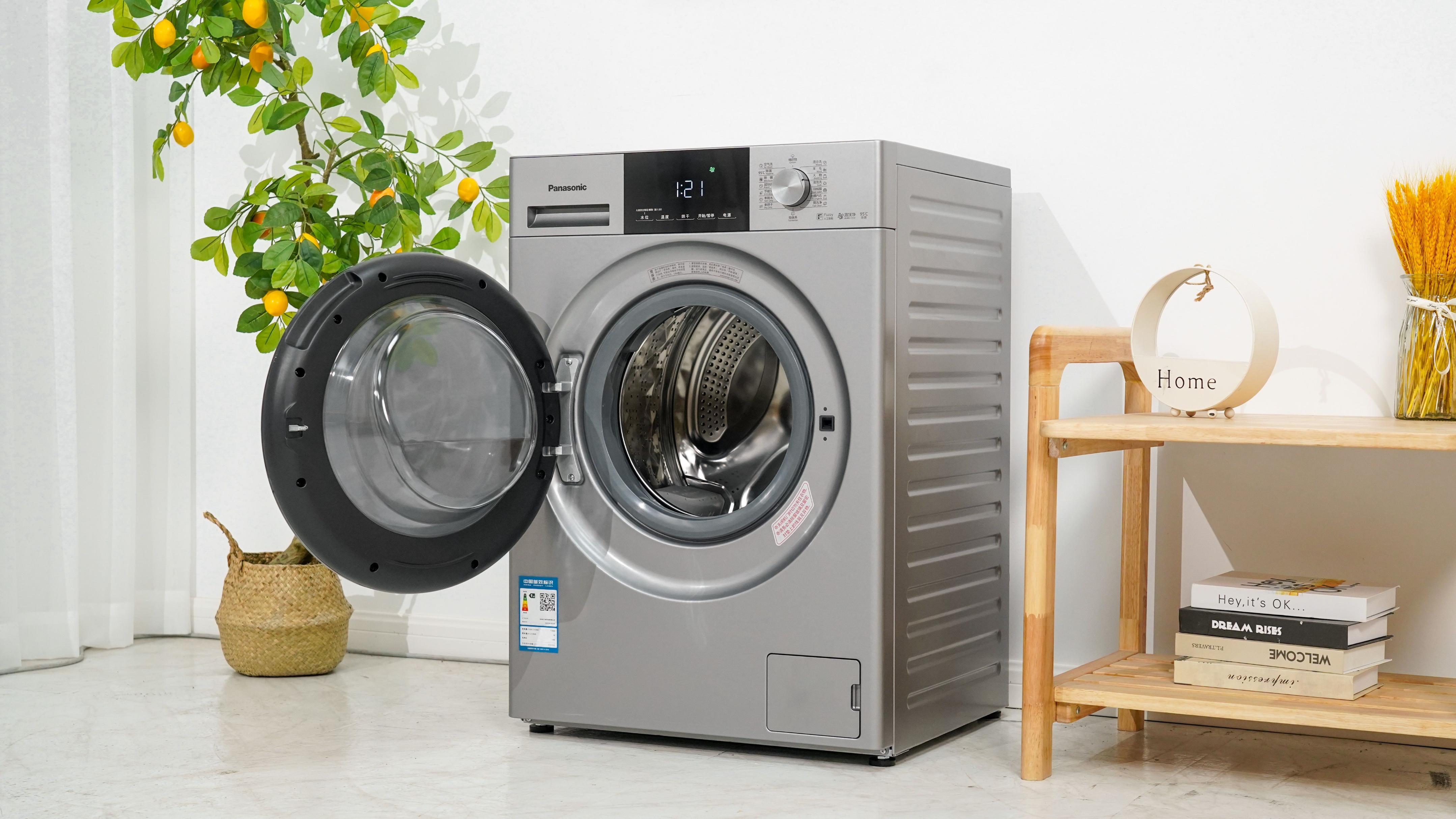 健康洗衣机洗干净衣服,松下全自动滚筒洗衣机xqg100-3n1s