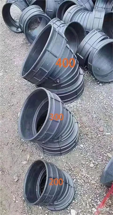 郑州帕利尔塑料检查井厂家统计的双壁波纹管配件大集合型号来了