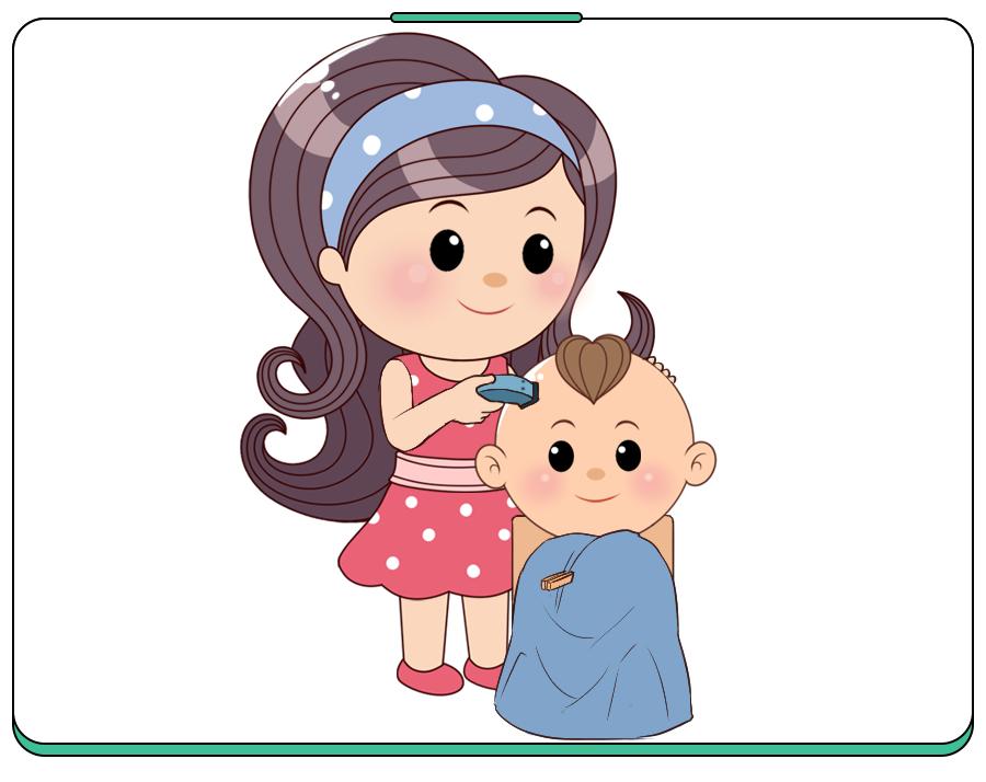 宝妈给儿童理发技巧,给宝宝理发老是哭闹