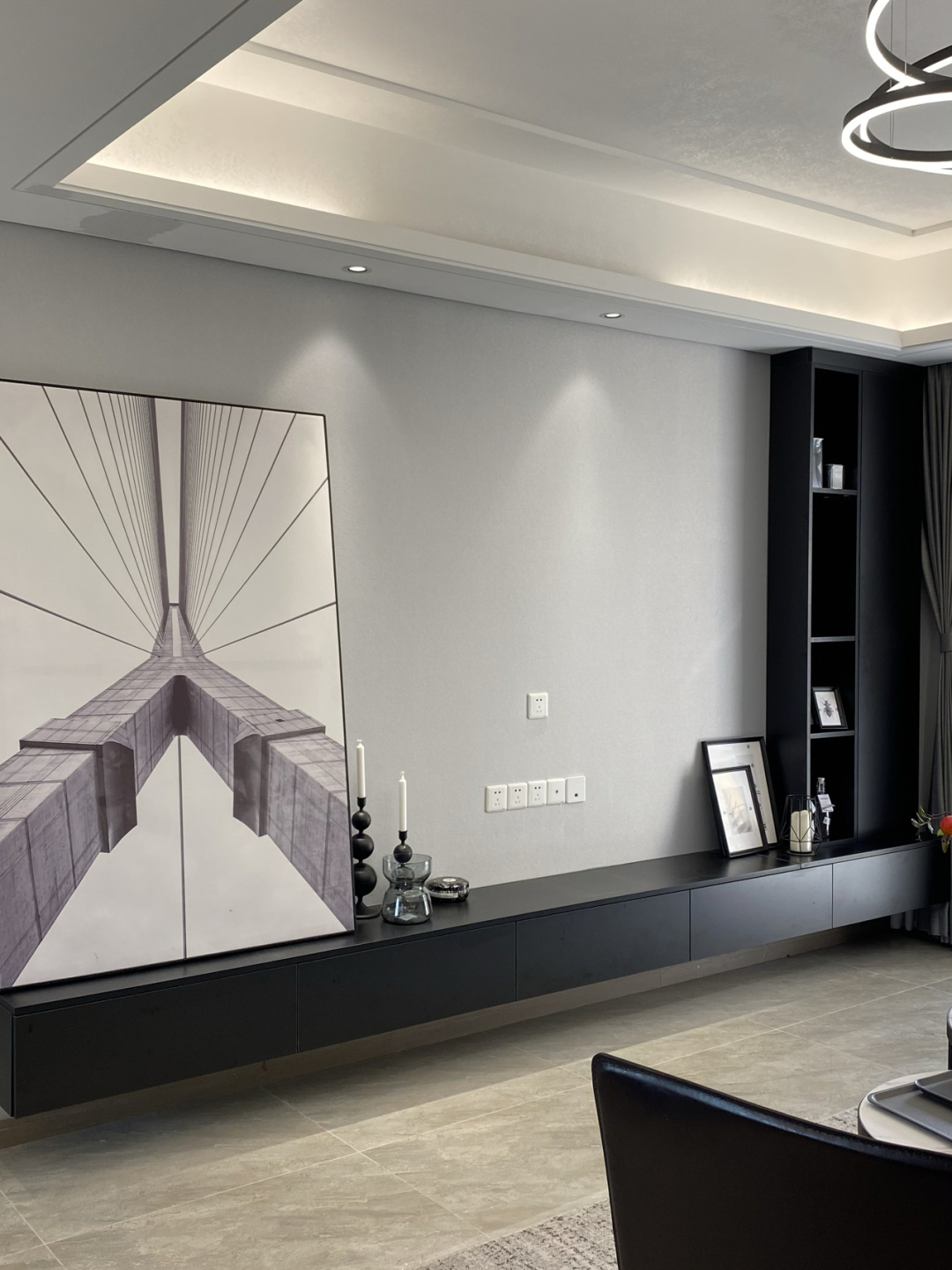 简单大气有设计感的电视柜,30款必看极简电视柜实景