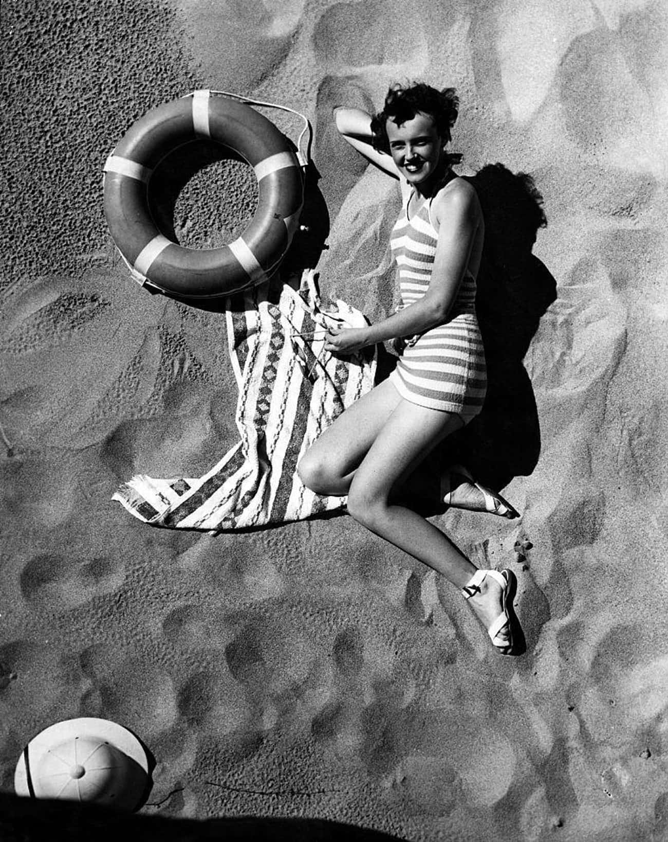 20世纪泳衣老照片,泳衣变化老照片