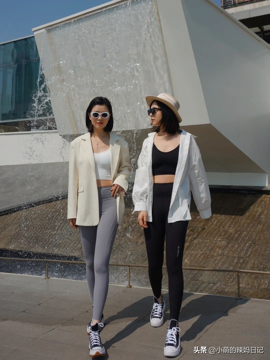 盘点那些时髦显瘦的瑜伽服穿搭,时髦大方的瑜伽穿搭展现