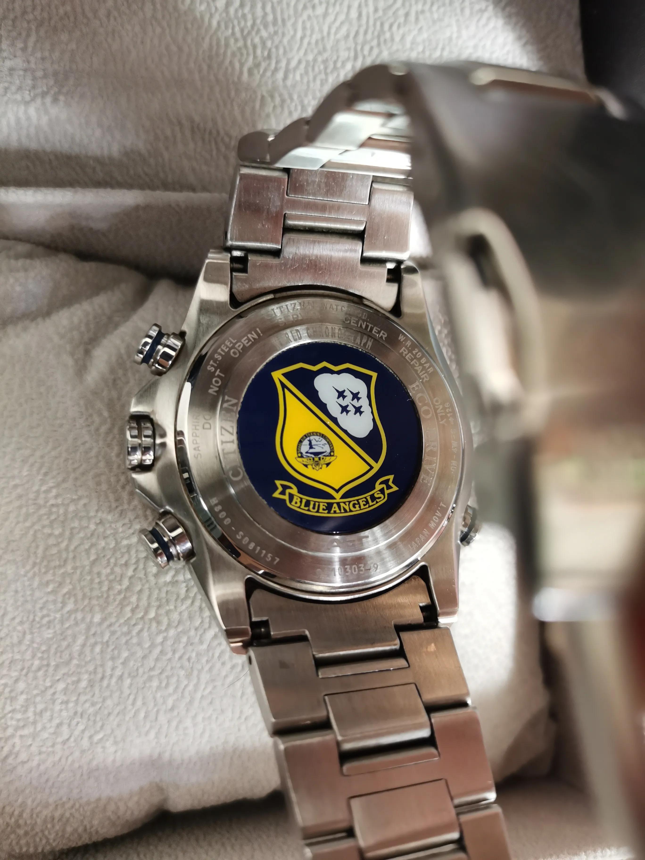 西铁城光动能手表,西铁城蓝天使二代