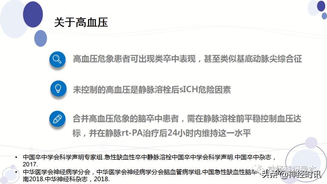 关于急性缺血性卒中静脉溶栓决策的若干问题