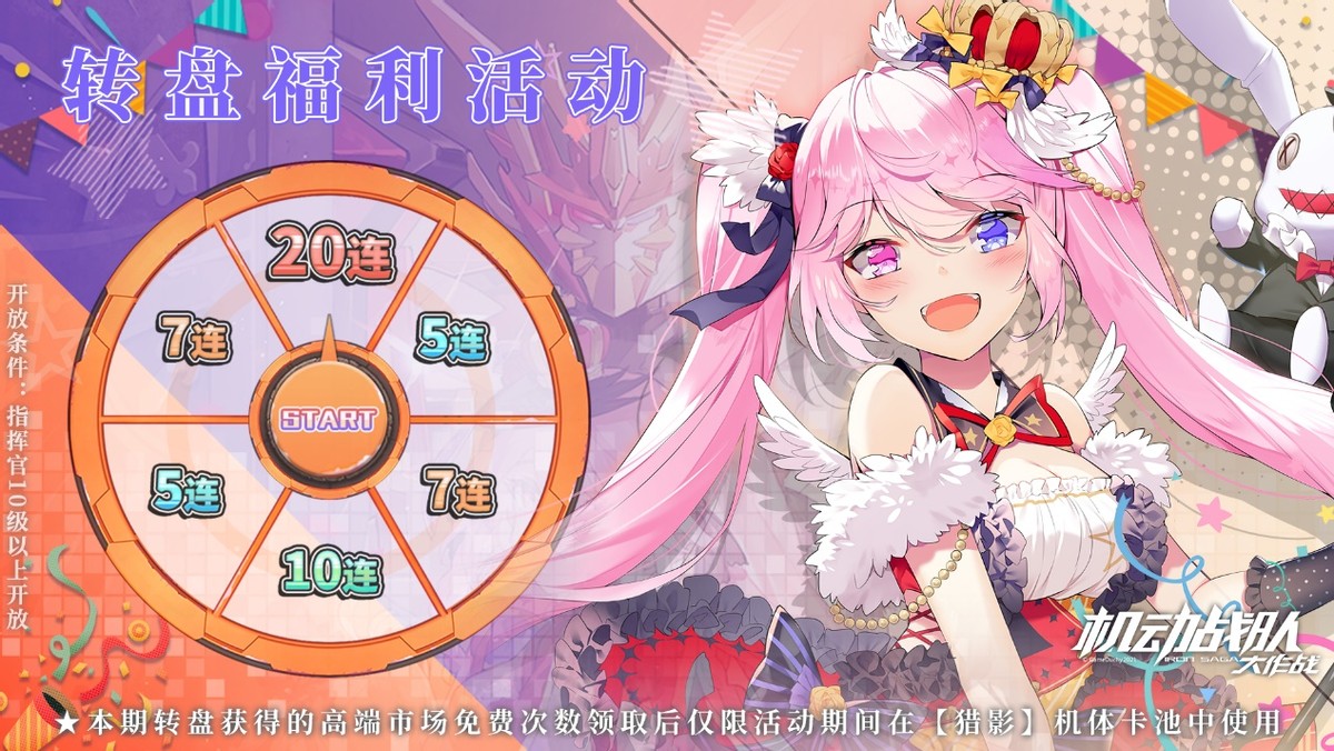 「更新公告」11月16日斯洛卡伊生日转盘福利抵达，新机体猎影实装