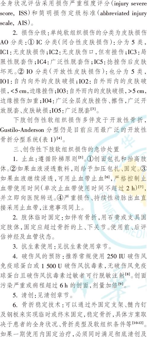 下肢损伤护理诊断及护理措施,下肢损伤处理原则