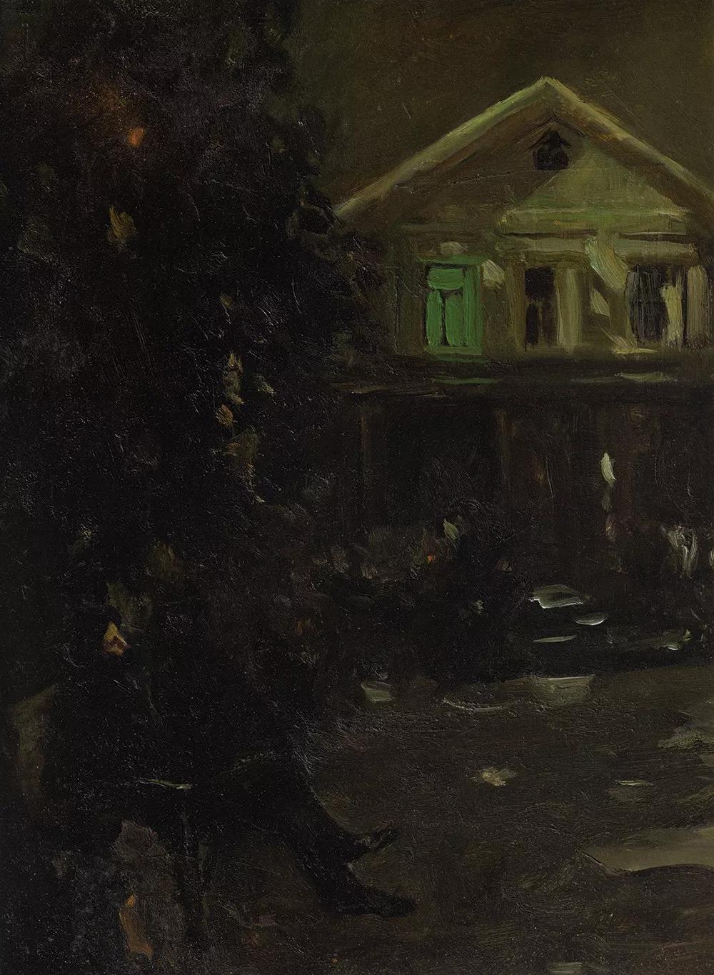 何多苓俄罗斯写生油画,何多苓油画2007