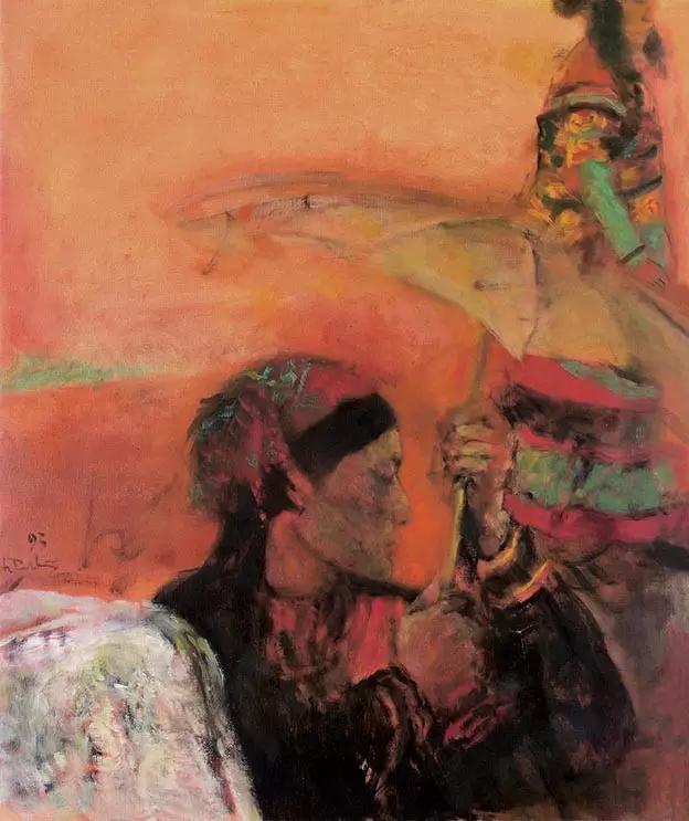 罗中立何多苓油画欣赏,何多苓人物油画教学视频