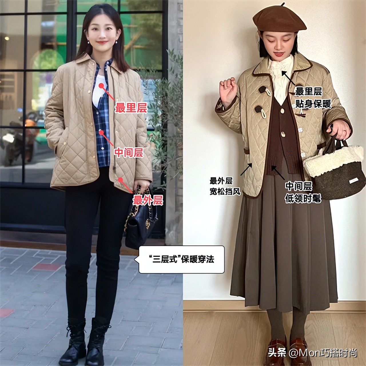 好看又保暖又好穿,奶奶风棉服穿出时髦洋气