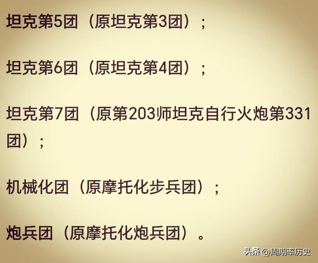 80年代中国陆军装甲师编制,我军13个坦克师编制的演变