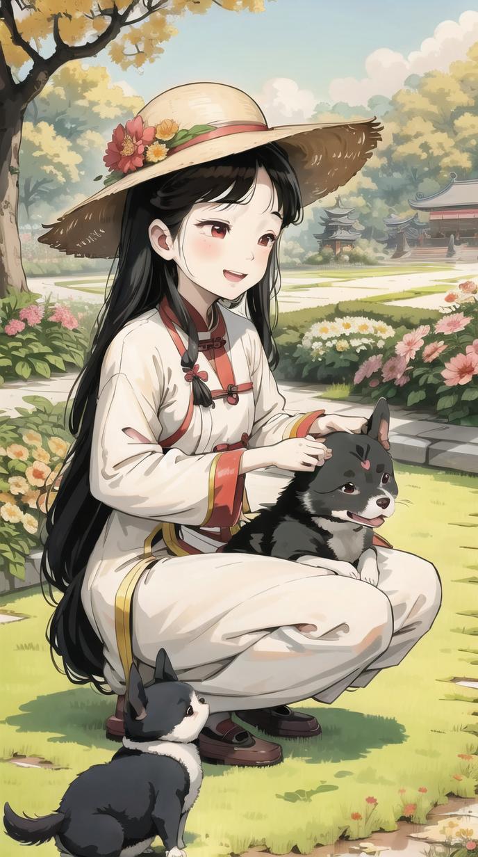 春天到了公园里百花齐放鸟语花香,美丽的花园里常年洋溢着欢声笑语