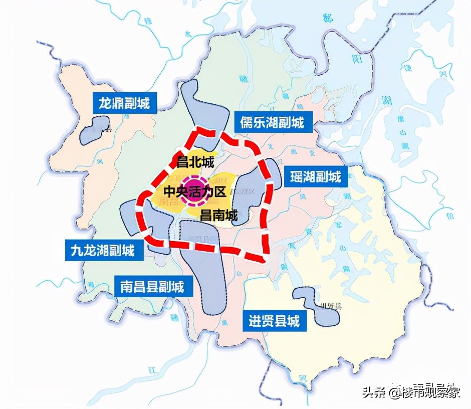 南昌服务业规划一核两翼一心多城！洽谈新天地、九龙仓、山姆二店